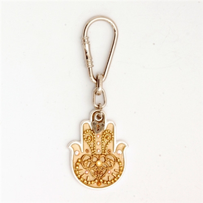 GOLDEN  HAMSA KEYRING