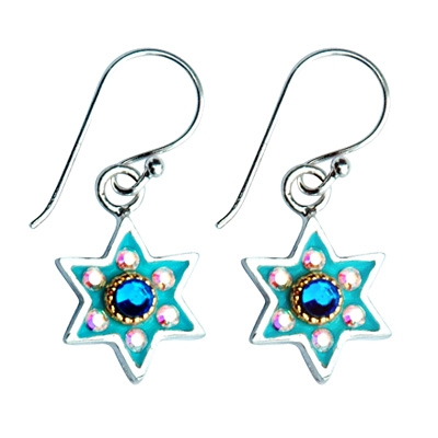 Star of David Earrings by Ester Shahaf