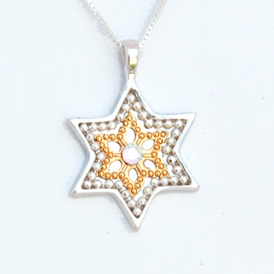 Star of David Necklace by Ester Shahaf