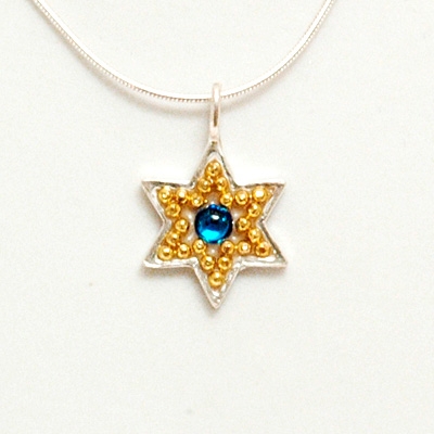 Star of David Necklace by Ester Shahaf